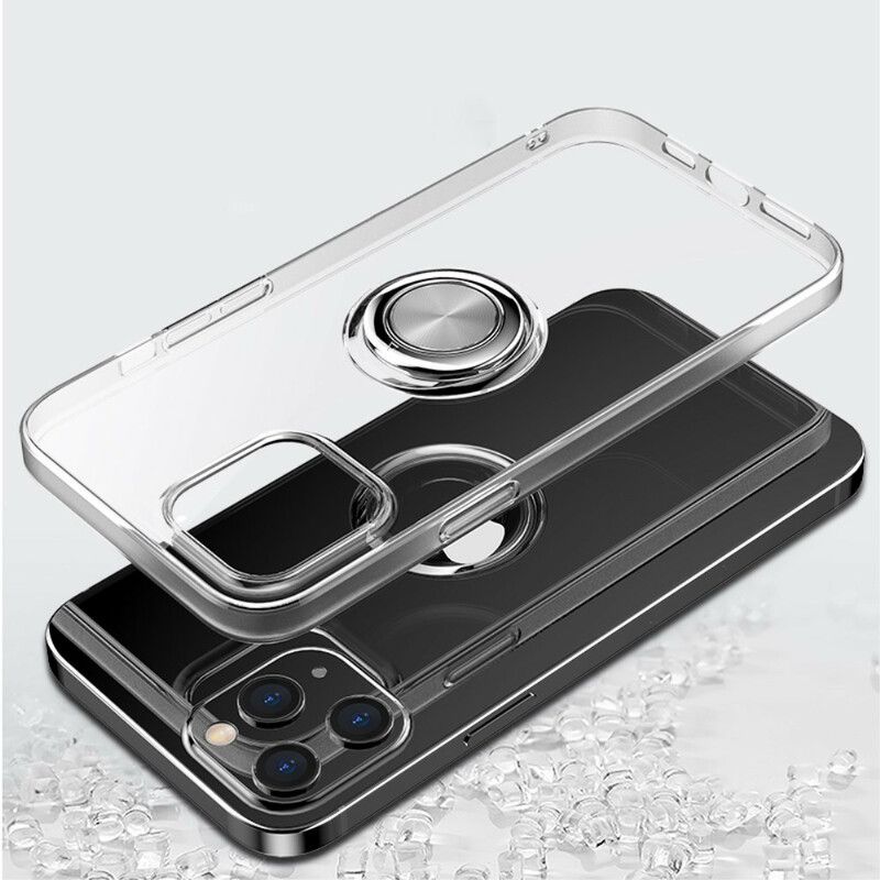 Cover iPhone 12 Mini Transparent Med Ring-support