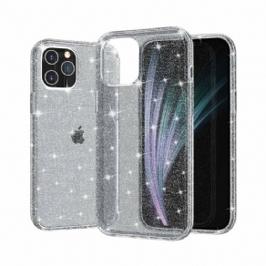 Cover iPhone 12 Mini Transparente Pailletter