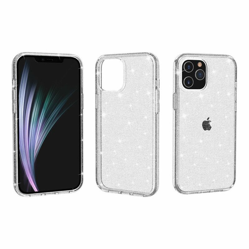 Cover iPhone 12 Mini Transparente Pailletter