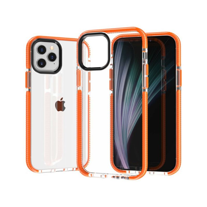 Cover iPhone 12 Mini Transparente Silikonekanter