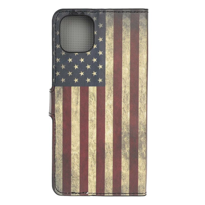 Flip Cover iPhone 12 Mini Us Flag