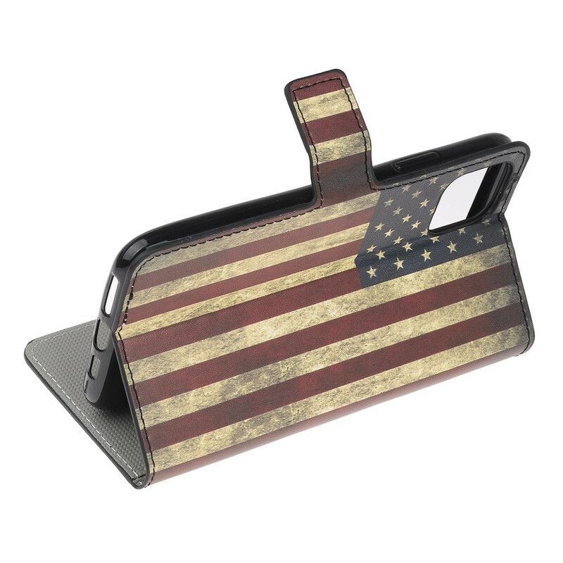 Flip Cover iPhone 12 Mini Us Flag