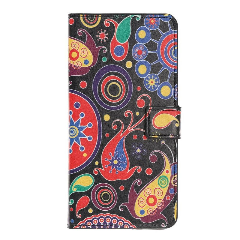 Læder Cover iPhone 12 Mini Galaxy Design