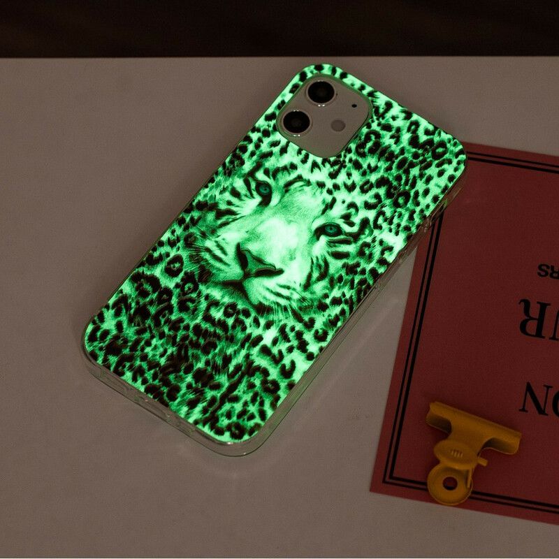 Mobilcover iPhone 12 Mini Fluorescerende Leopard