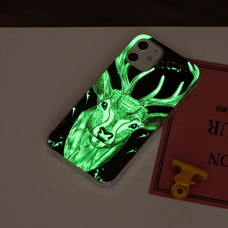 Mobilcover iPhone 12 Mini Fluorescerende Majestic Stag