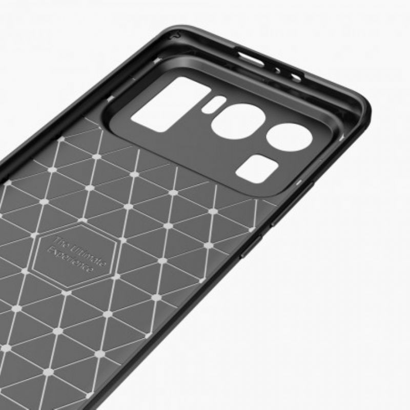 Cover Xiaomi Mi 11 Ultra Børstet Kulfiber