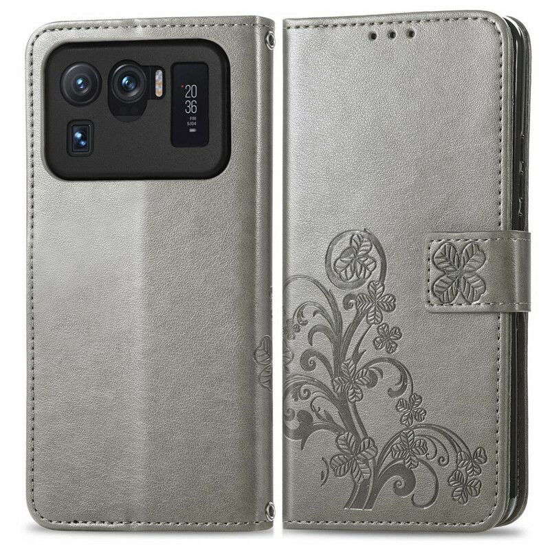 Flip Cover Xiaomi Mi 11 Ultra Asiatiske Blomster