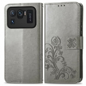 Flip Cover Xiaomi Mi 11 Ultra Asiatiske Blomster