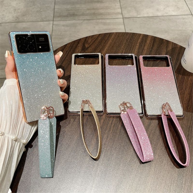 Cover Xiaomi Mix Fold 3 Strappy Pailletter