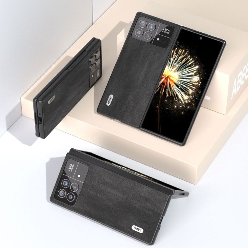 Cover Xiaomi Mix Fold 3 Telefon Etui Abeel Lædereffekt