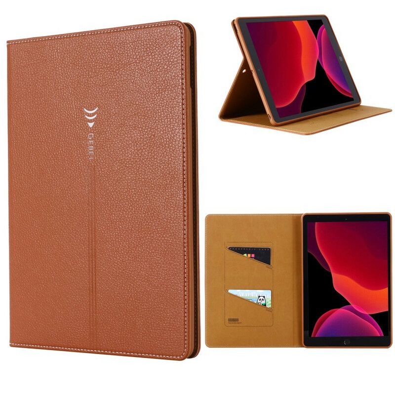 Case iPad 10.2" (2020) (2019) / Air 10.5" / Pro 10.5" Gebei Imiteret Litchi Læder