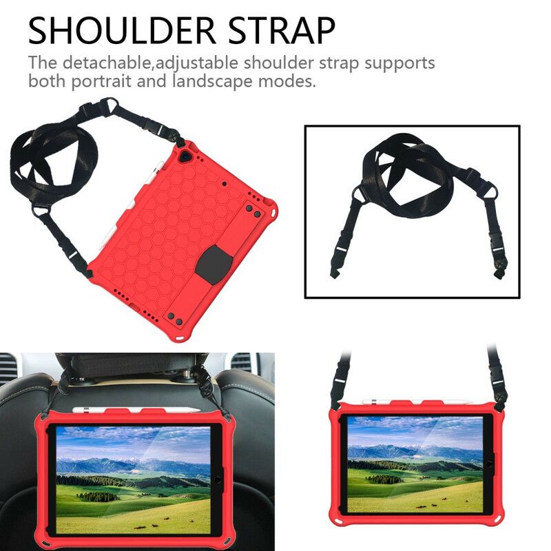 Cover iPad 10.2" (2020) (2019) / Air 10.5" / Pro 10.5" Eva Strap-support