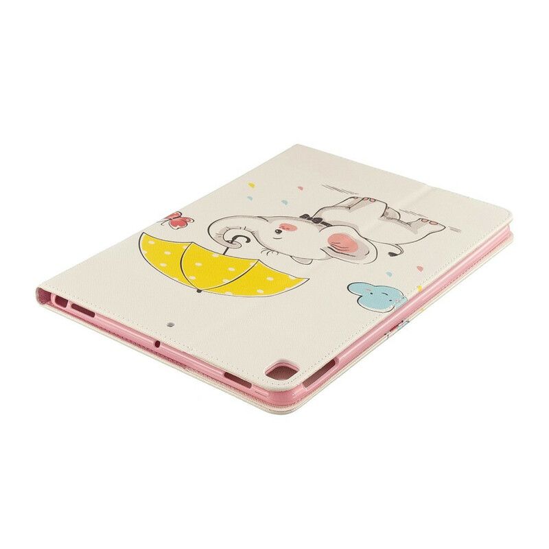 Etui iPad 10.2" (2020) (2019) / Air 10.5" / Pro 10.5" Elefant I Regnen