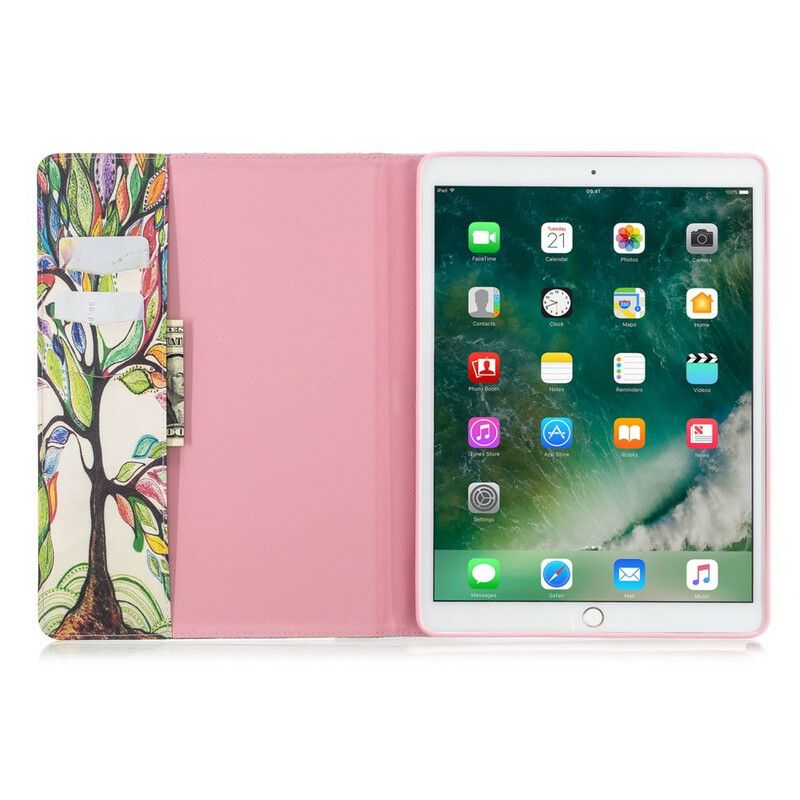 Etui iPad 10.2" (2020) (2019) / Air 10.5" / Pro 10.5" Træmaleri