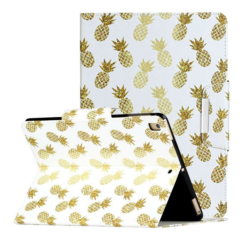 Flip Cover iPad 10.2" (2020) (2019) / Air 10.5" / Pro 10.5" Ananas