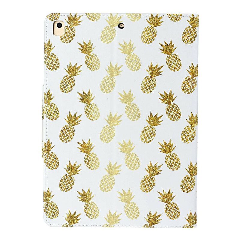 Flip Cover iPad 10.2" (2020) (2019) / Air 10.5" / Pro 10.5" Ananas