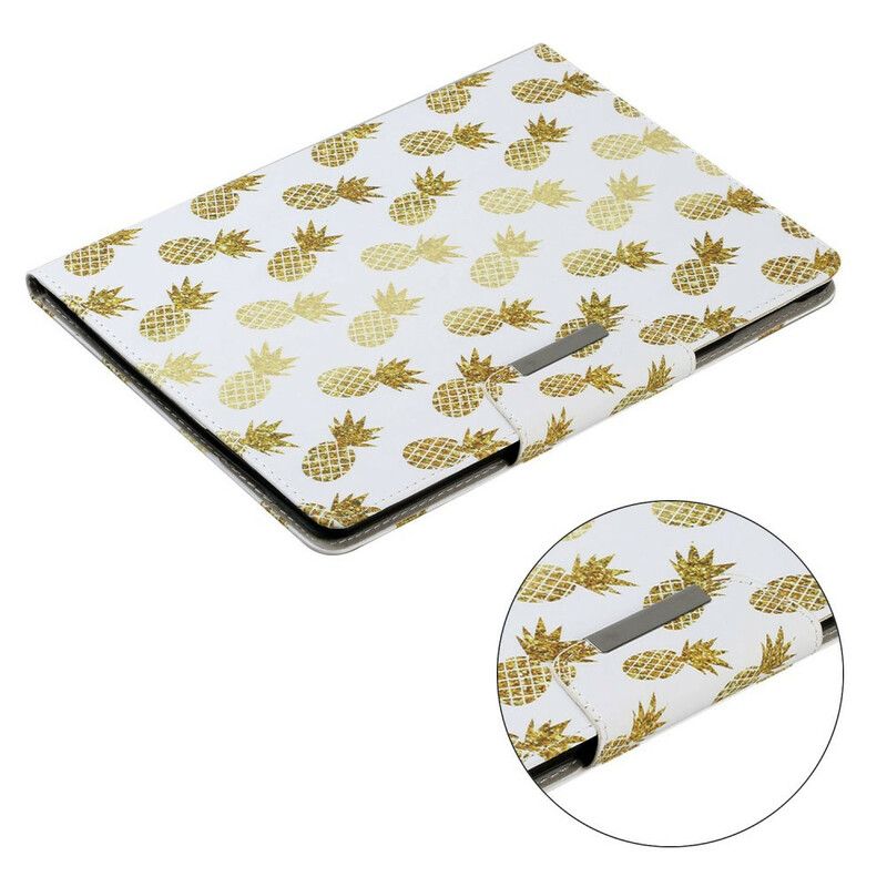 Flip Cover iPad 10.2" (2020) (2019) / Air 10.5" / Pro 10.5" Ananas