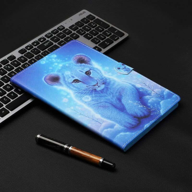 Flip Cover iPad 10.2" (2020) (2019) / Air 10.5" / Pro 10.5" Baby Tiger