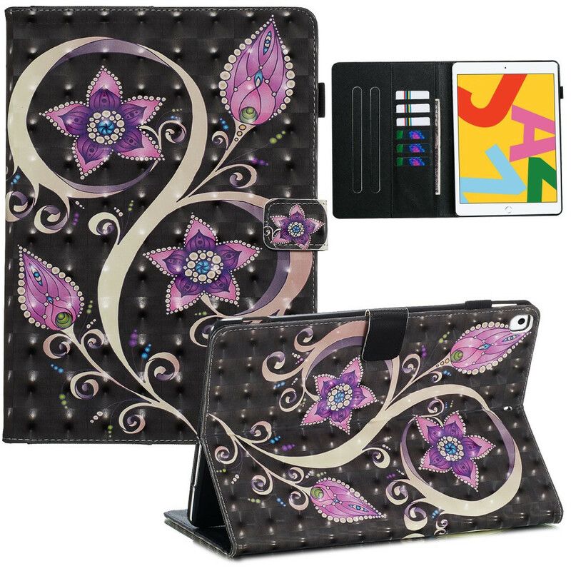 Flip Cover iPad 10.2" (2020) (2019) / Air 10.5" / Pro 10.5" Blomster