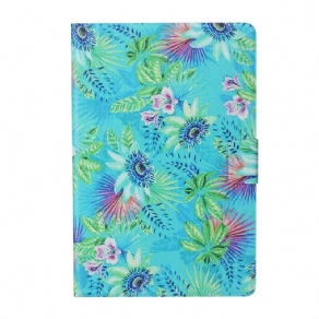 Flip Cover iPad 10.2" (2020) (2019) / Air 10.5" / Pro 10.5" Blomster Og Blade