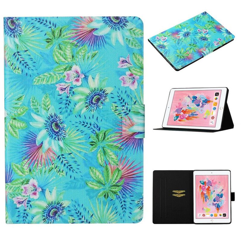 Flip Cover iPad 10.2" (2020) (2019) / Air 10.5" / Pro 10.5" Blomster Og Blade