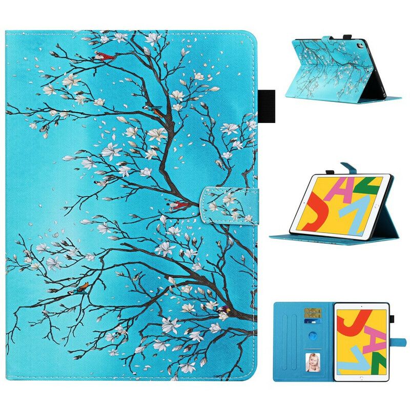 Flip Cover iPad 10.2" (2020) (2019) / Air 10.5" / Pro 10.5" Blomstrende Grene