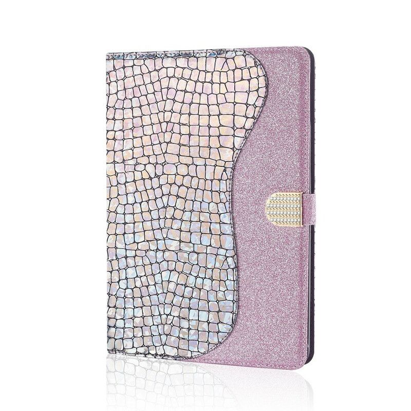 Flip Cover iPad 10.2" (2020) (2019) / Air 10.5" / Pro 10.5" Croc Glitter