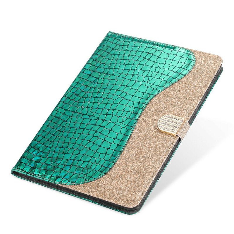 Flip Cover iPad 10.2" (2020) (2019) / Air 10.5" / Pro 10.5" Croc Glitter