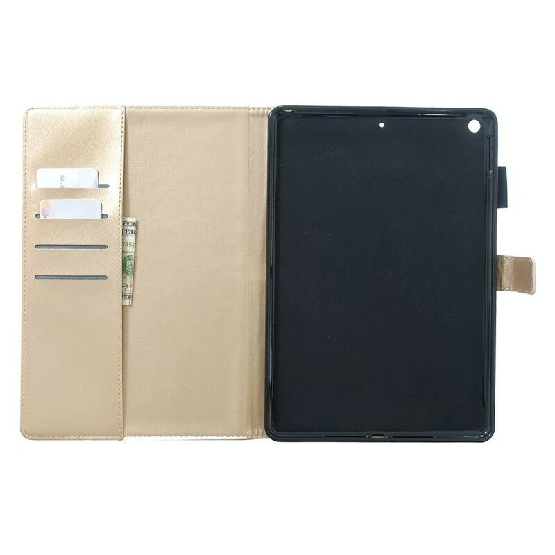 Flip Cover iPad 10.2" (2020) (2019) / Air 10.5" / Pro 10.5" Diamond Butterflies Lædereffekt