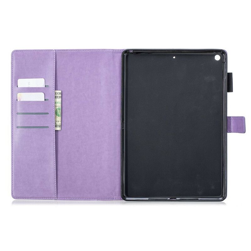 Flip Cover iPad 10.2" (2020) (2019) / Air 10.5" / Pro 10.5" Floral Diamonds Lædereffekt