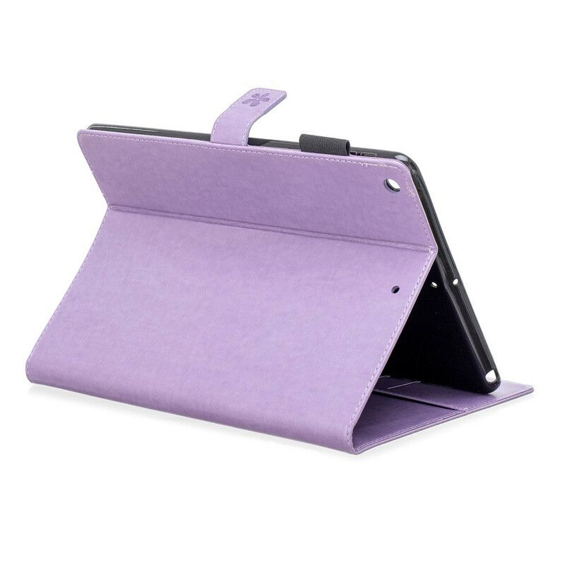 Flip Cover iPad 10.2" (2020) (2019) / Air 10.5" / Pro 10.5" Floral Diamonds Lædereffekt