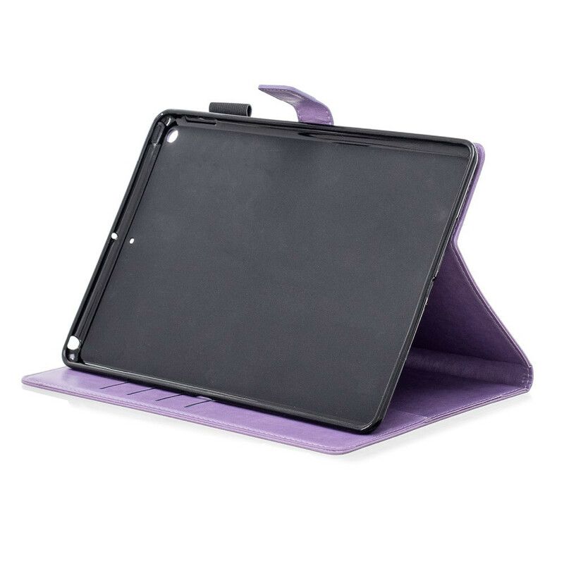 Flip Cover iPad 10.2" (2020) (2019) / Air 10.5" / Pro 10.5" Floral Diamonds Lædereffekt