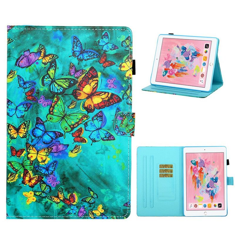 Flip Cover iPad 10.2" (2020) (2019) / Air 10.5" / Pro 10.5" Flyvende Sommerfugle