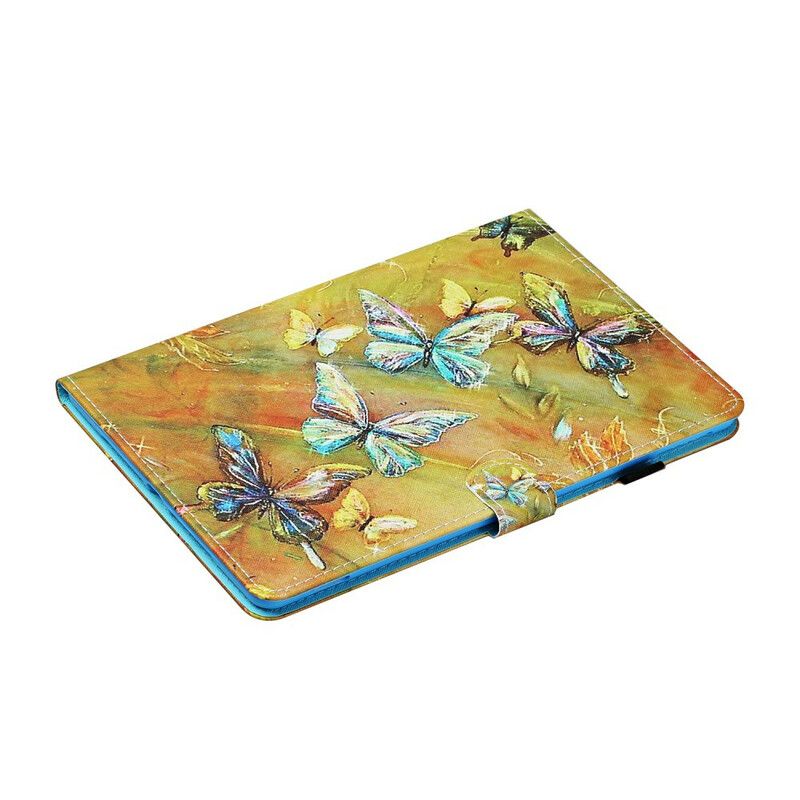 Flip Cover iPad 10.2" (2020) (2019) / Air 10.5" / Pro 10.5" Malede Sommerfugle