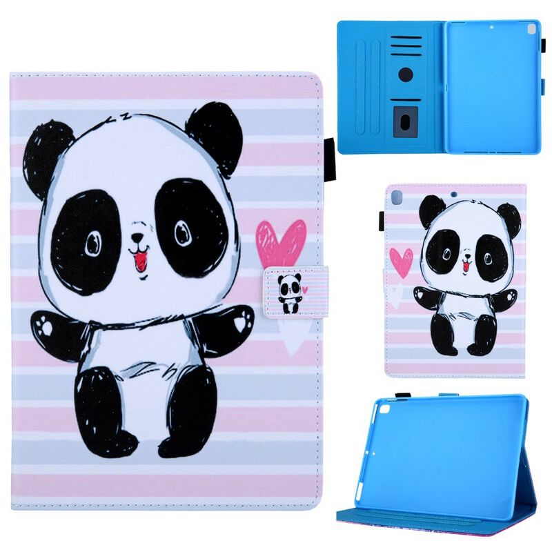 Flip Cover iPad 10.2" (2020) (2019) / Air 10.5" / Pro 10.5" Panda Kærlighed