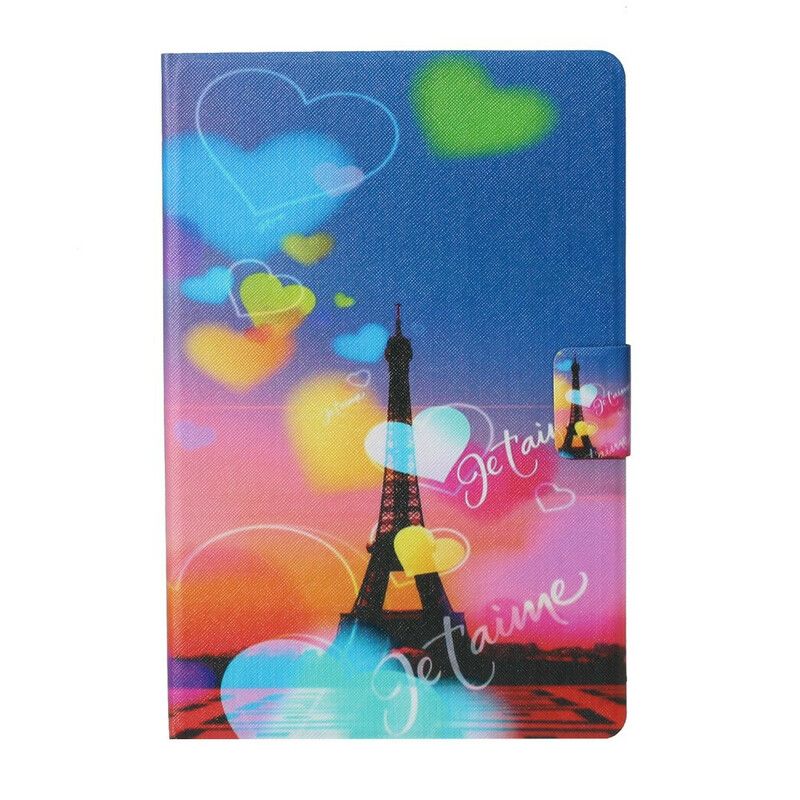 Flip Cover iPad 10.2" (2020) (2019) / Air 10.5" / Pro 10.5" Paris Jeg Elsker Dig