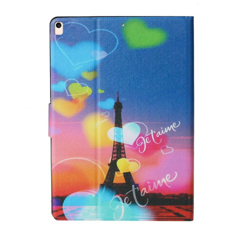 Flip Cover iPad 10.2" (2020) (2019) / Air 10.5" / Pro 10.5" Paris Jeg Elsker Dig