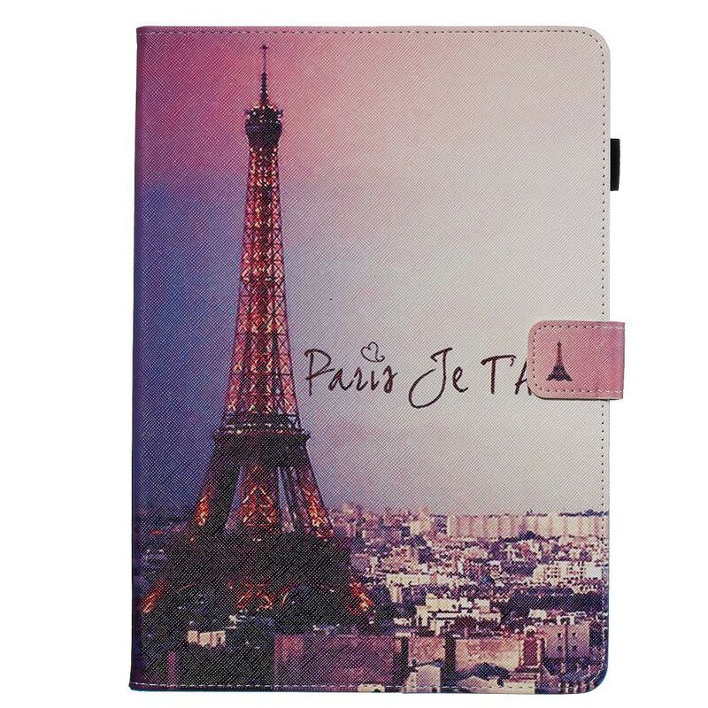 Flip Cover iPad 10.2" (2020) (2019) / Air 10.5" / Pro 10.5" Paris Jeg Elsker Dig