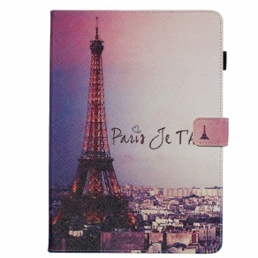 Flip Cover iPad 10.2" (2020) (2019) / Air 10.5" / Pro 10.5" Paris Jeg Elsker Dig