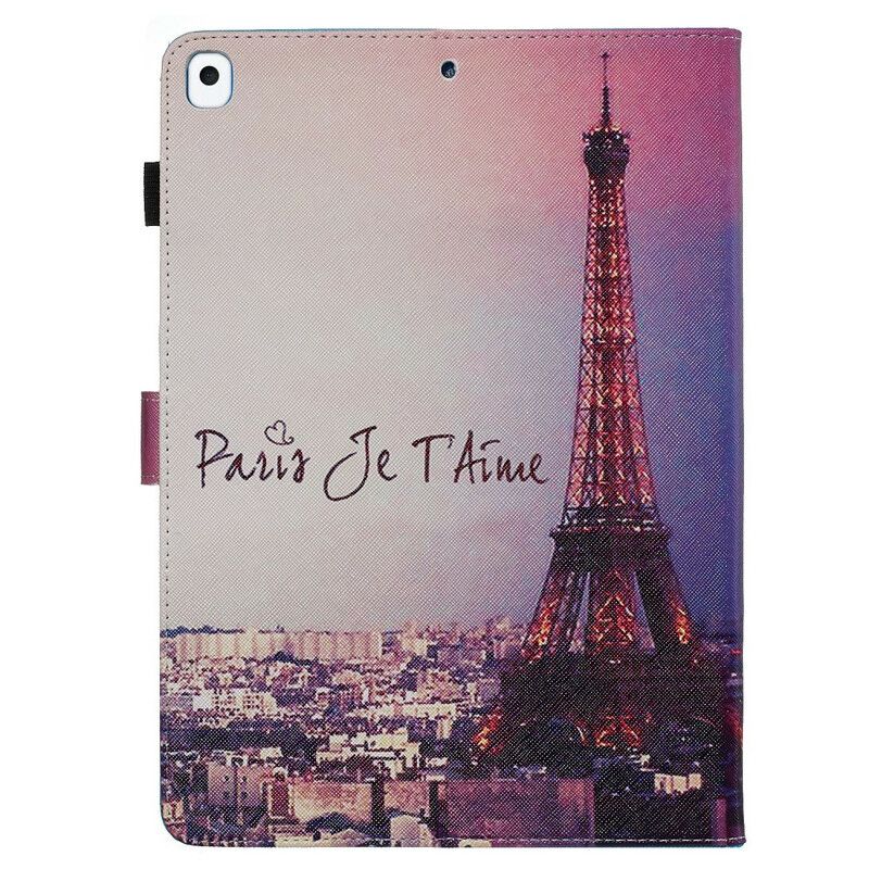 Flip Cover iPad 10.2" (2020) (2019) / Air 10.5" / Pro 10.5" Paris Jeg Elsker Dig