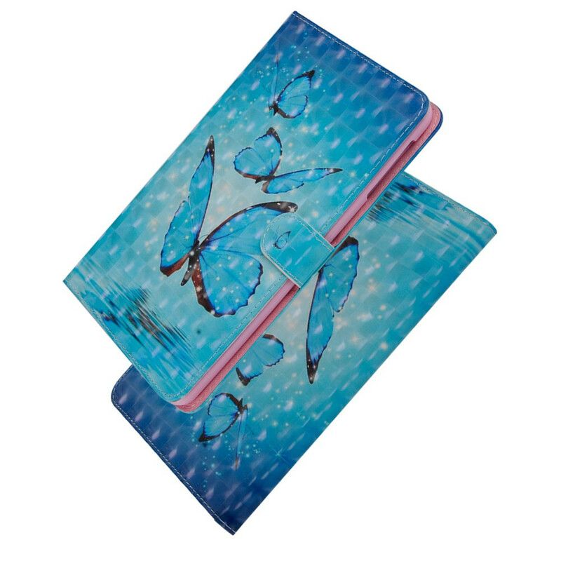 Flip Cover iPad 10.2" (2020) (2019) / Air 10.5" / Pro 10.5" Spot Lette Sommerfugle