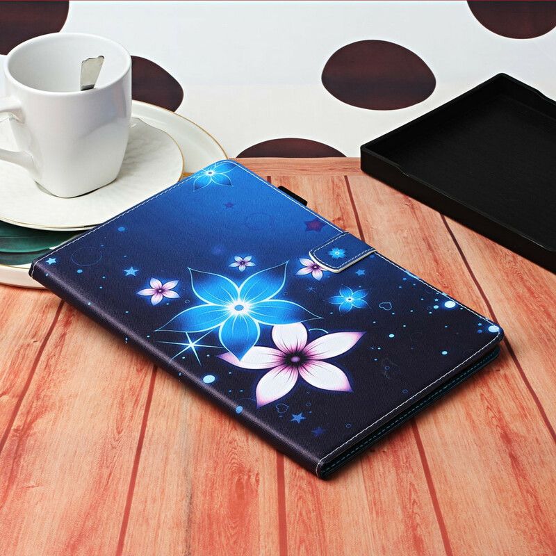 Læder Cover iPad 10.2" (2020) (2019) / Air 10.5" / Pro 10.5" Blomster