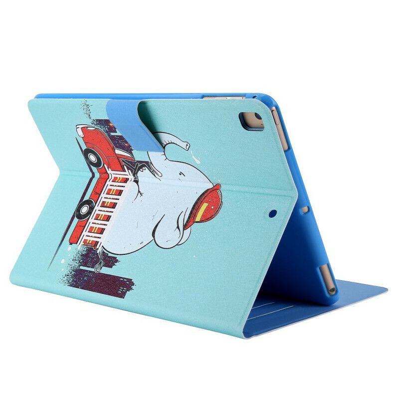 Læder Cover iPad 10.2" (2020) (2019) / Air 10.5" / Pro 10.5" Elefant