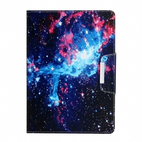 Læder Cover iPad 10.2" (2020) (2019) / Air 10.5" / Pro 10.5" Kosmisk Himmel