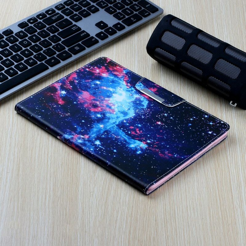 Læder Cover iPad 10.2" (2020) (2019) / Air 10.5" / Pro 10.5" Kosmisk Himmel