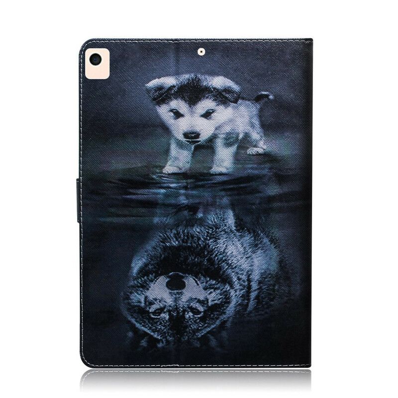 Læder Cover iPad 10.2" (2020) (2019) / Air 10.5" / Pro 10.5" Lille Hund