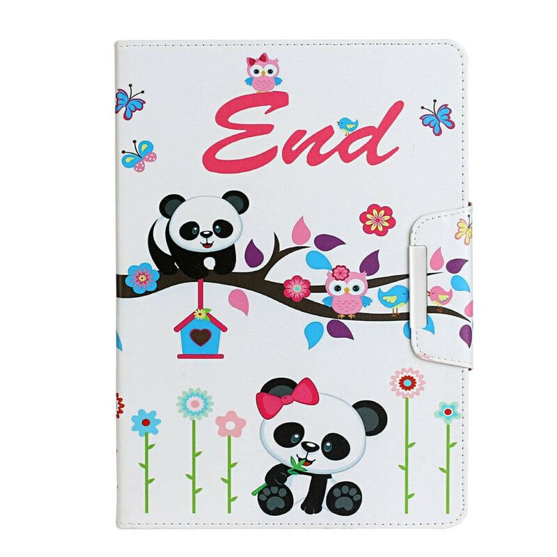 Læder Cover iPad 10.2" (2020) (2019) / Air 10.5" / Pro 10.5" Panda