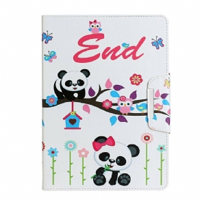 Læder Cover iPad 10.2" (2020) (2019) / Air 10.5" / Pro 10.5" Panda