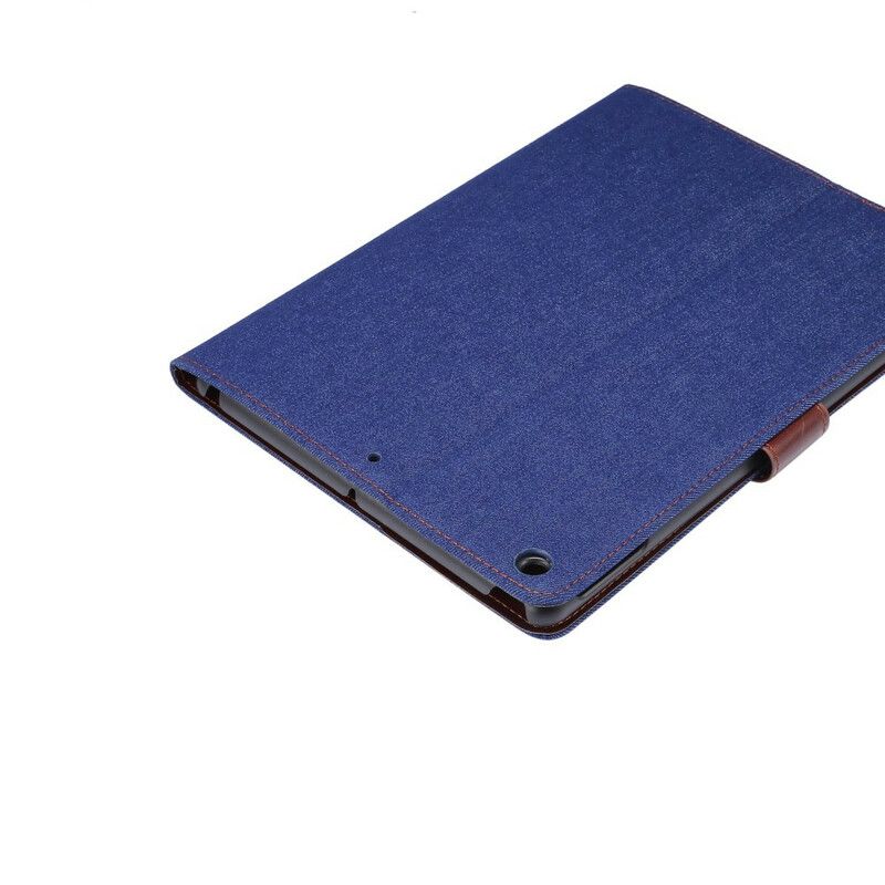 Læder Cover iPad 10.2" (2020) (2019) / Air 10.5" / Pro 10.5" Tofarvet Jeans