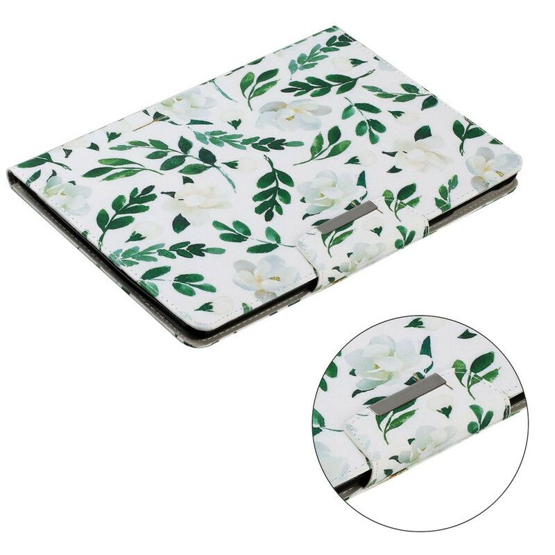 Læder Cover iPad 10.2" (2020) (2019) / Air 10.5" / Pro 10.5" Ultimative Blomster